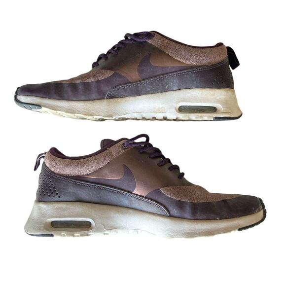 NIKE Air Max Thea Sneakers Athletic Lifestyle Purple Bronze Rose Gold Size 8 - Picture 3 of 7
